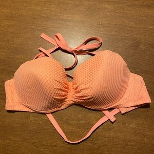 North Shore Orange Bikini Top